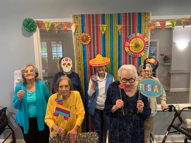 residents celebrating Cinco de Mayo